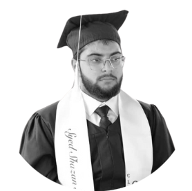 Portrait of Syed Shazan Rizvi, a professional individual with a confident expression